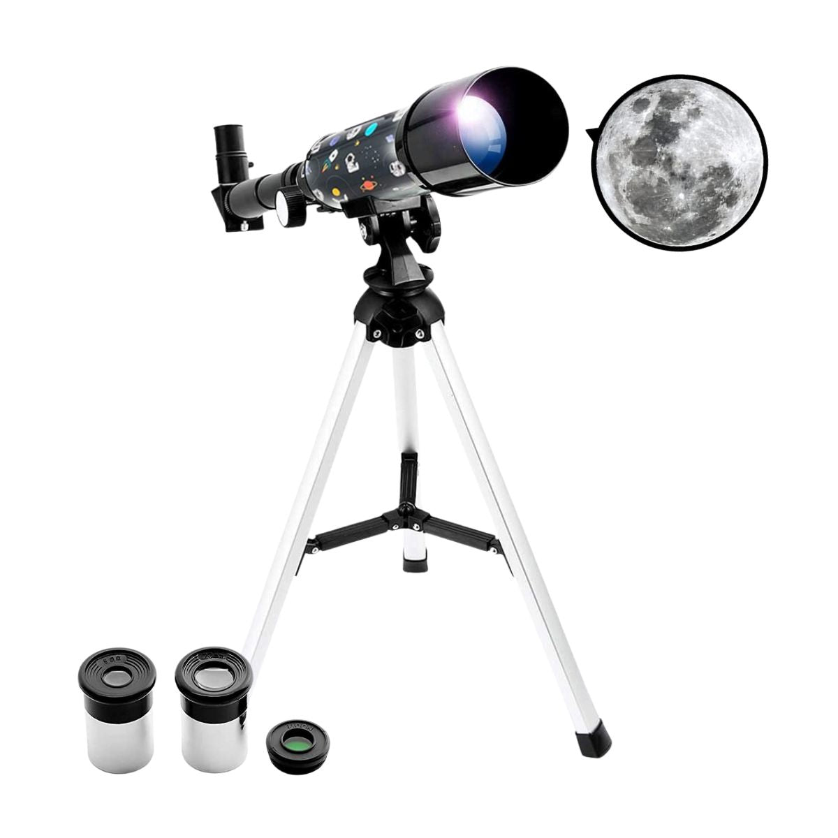 Telescopio Astronómico Profesional F36050m diseño espacial