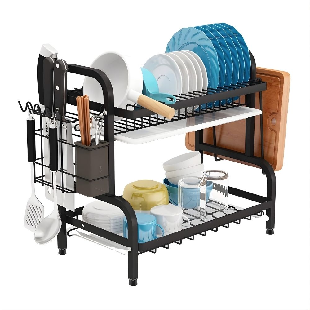 Secador Escurridor De Loza Platos 2 Niveles