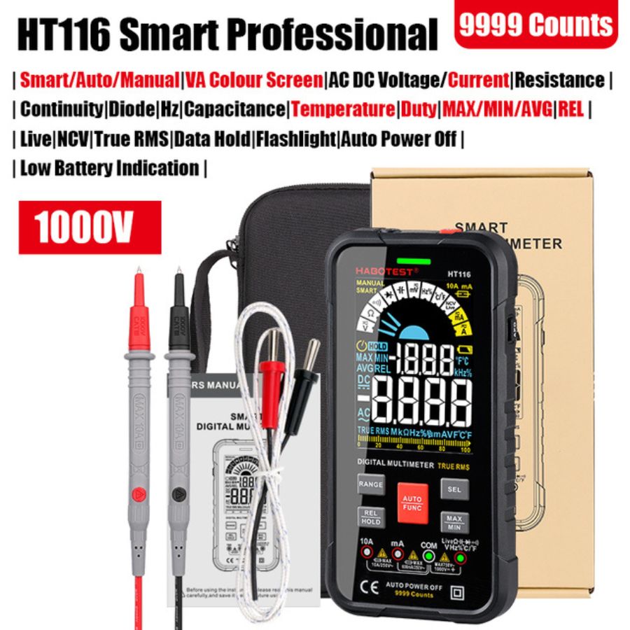 Multímetro Digital Portátil Multitester Ht116