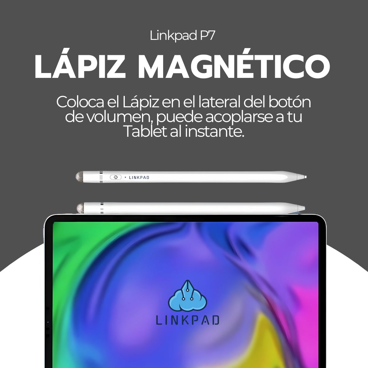 Lápiz Linkpad P7 Universal 2 En 1 Con Función De Inclinación