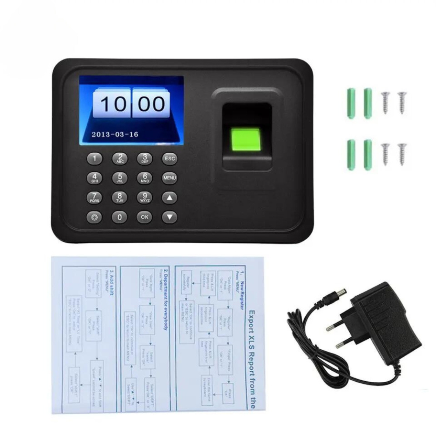 Reloj Control Asistencia Huella Digital Biométrico SXC-08049