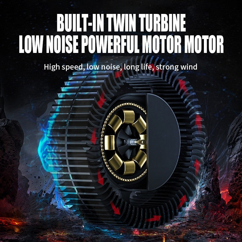 Base Ventilador Pc Gamer Turbo Cooler RGB