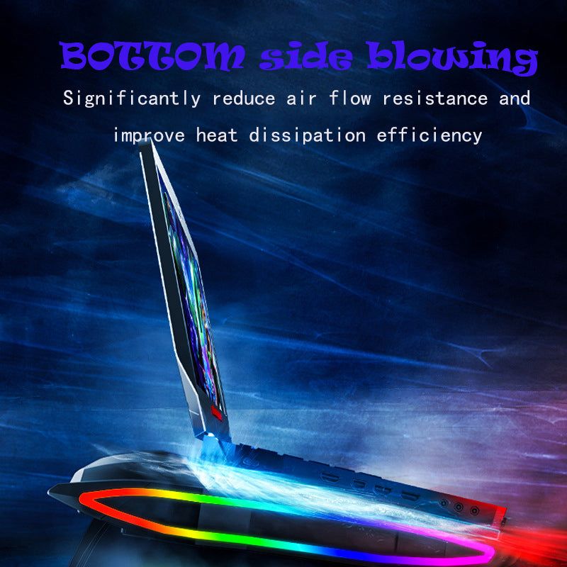 Base Ventilador Pc Gamer Turbo Cooler RGB