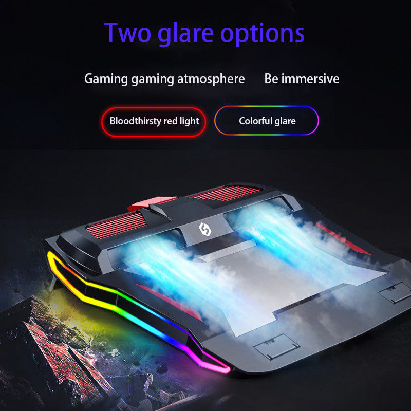 Base Ventilador Pc Gamer Turbo Cooler RGB