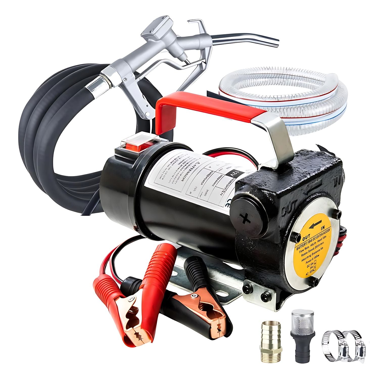 Kit Bomba Trasvasije 12v 175w Motor + Manguera + Pistola