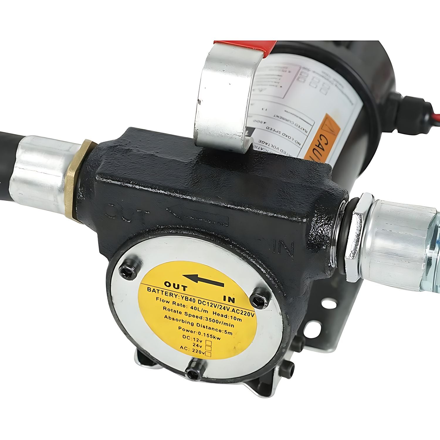 Kit Bomba Trasvasije 12v 175w Motor + Manguera + Pistola