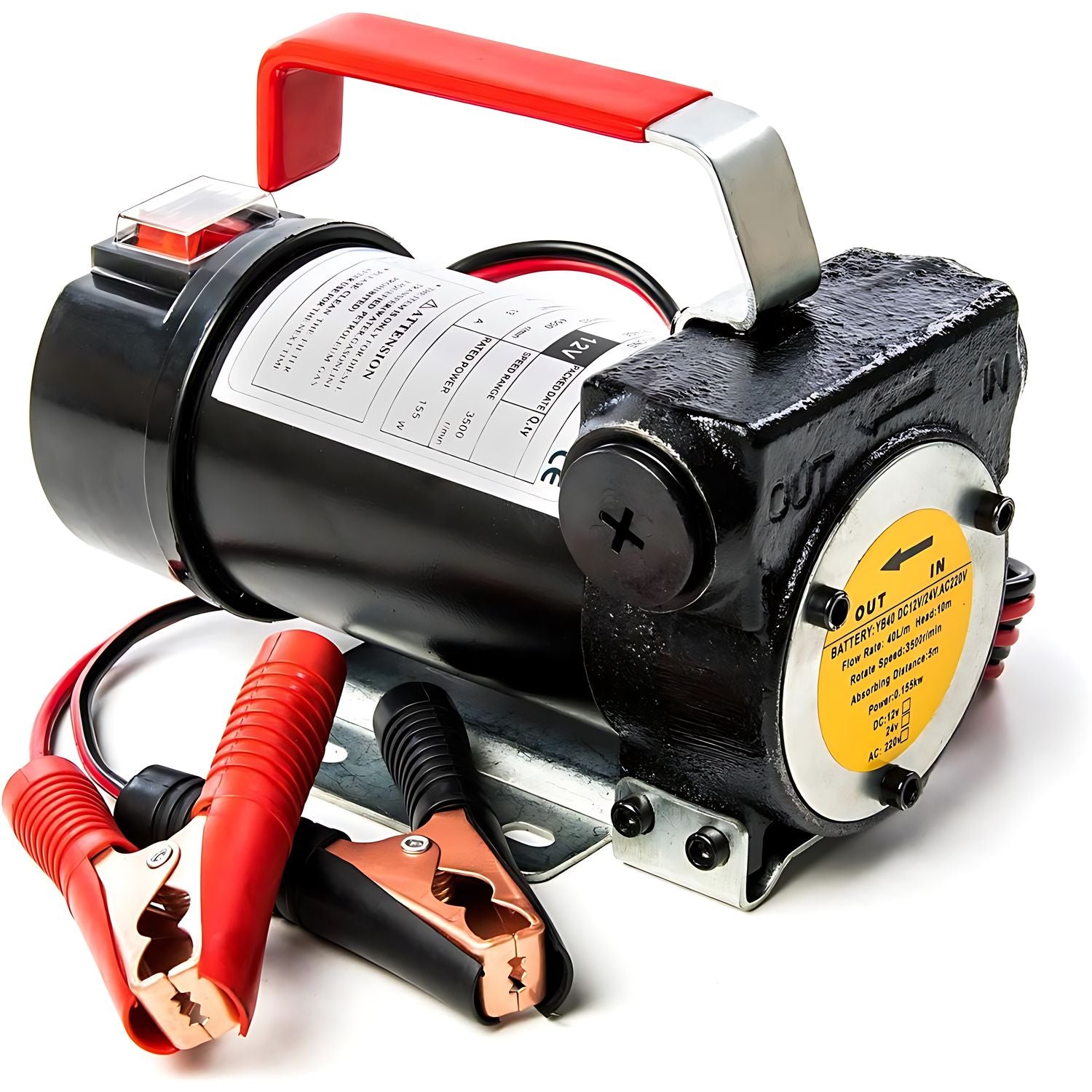 Kit Bomba Trasvasije 12v 175w Motor + Manguera + Pistola