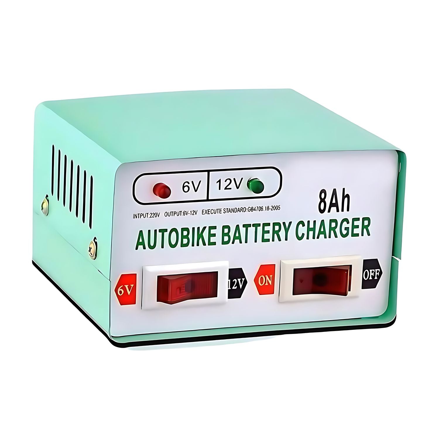 Cargador De Bateria Para Autos Y Motos 12v / 6v - 8ah