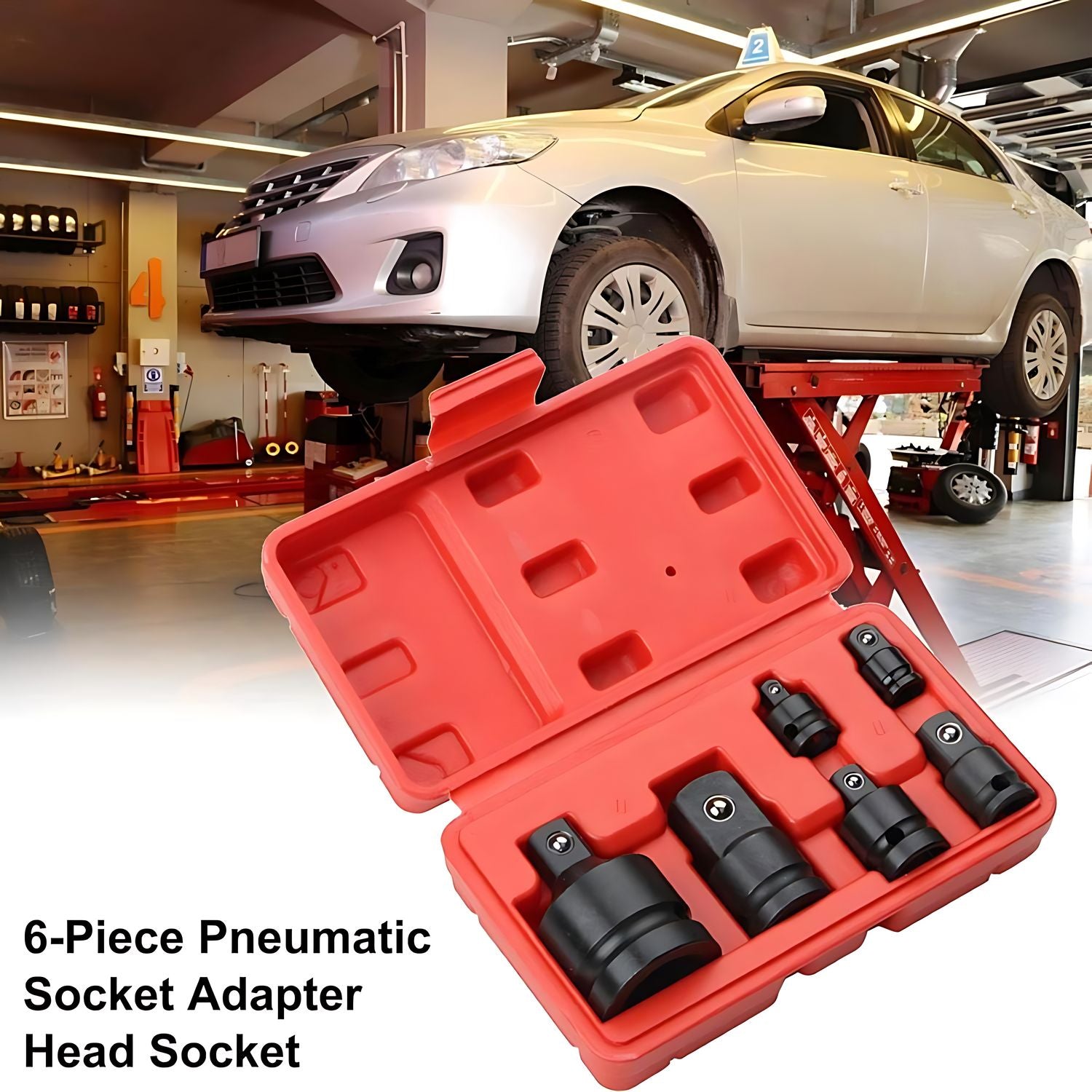Set Juego Dados Adaptador Y Reductor De Impacto - 6 Piezas