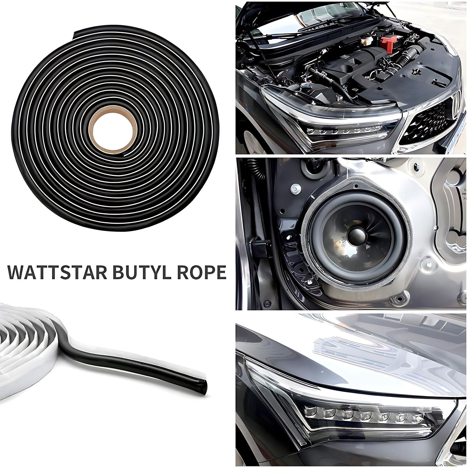 Butilo de Goma de Sellado para Auto Faro Led Retroajuste 4m