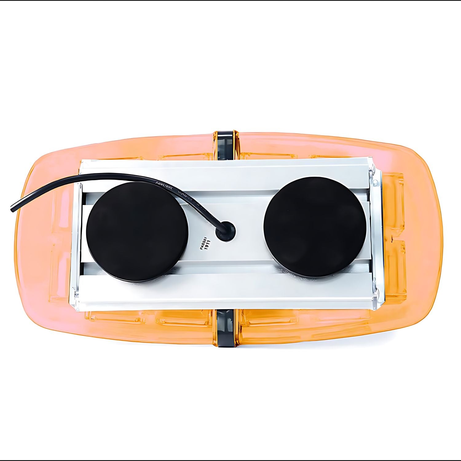 Baliza Luz Led Ámbar Estroboscópica para Techo Iman 12v-24v