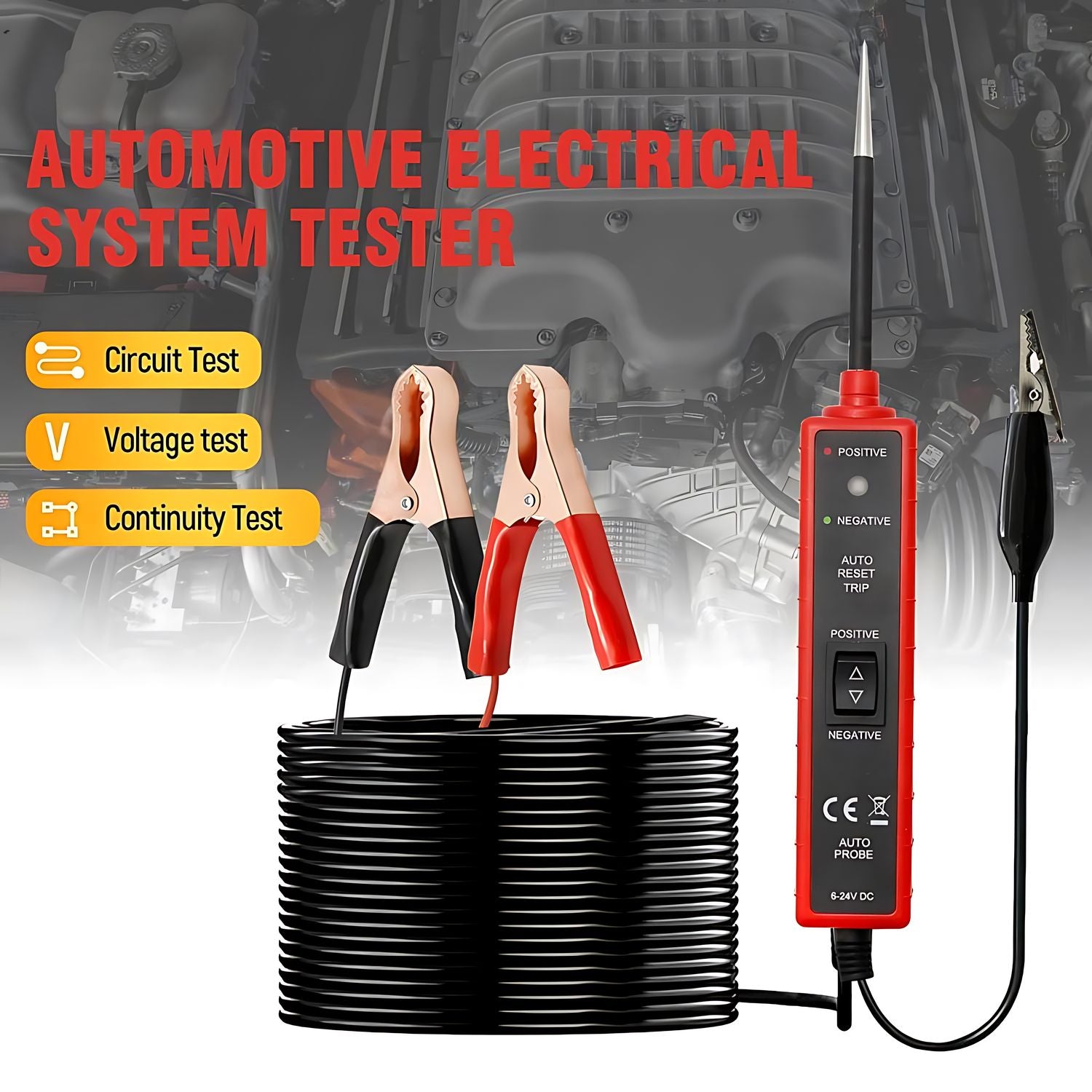 Punta Lógica Automotriz Em285 Probador Circuito Eléctricos