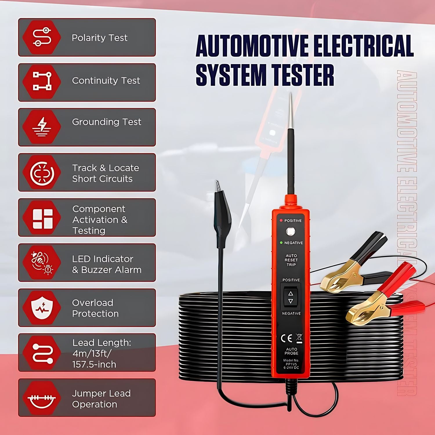 Punta Lógica Automotriz Em285 Probador Circuito Eléctricos