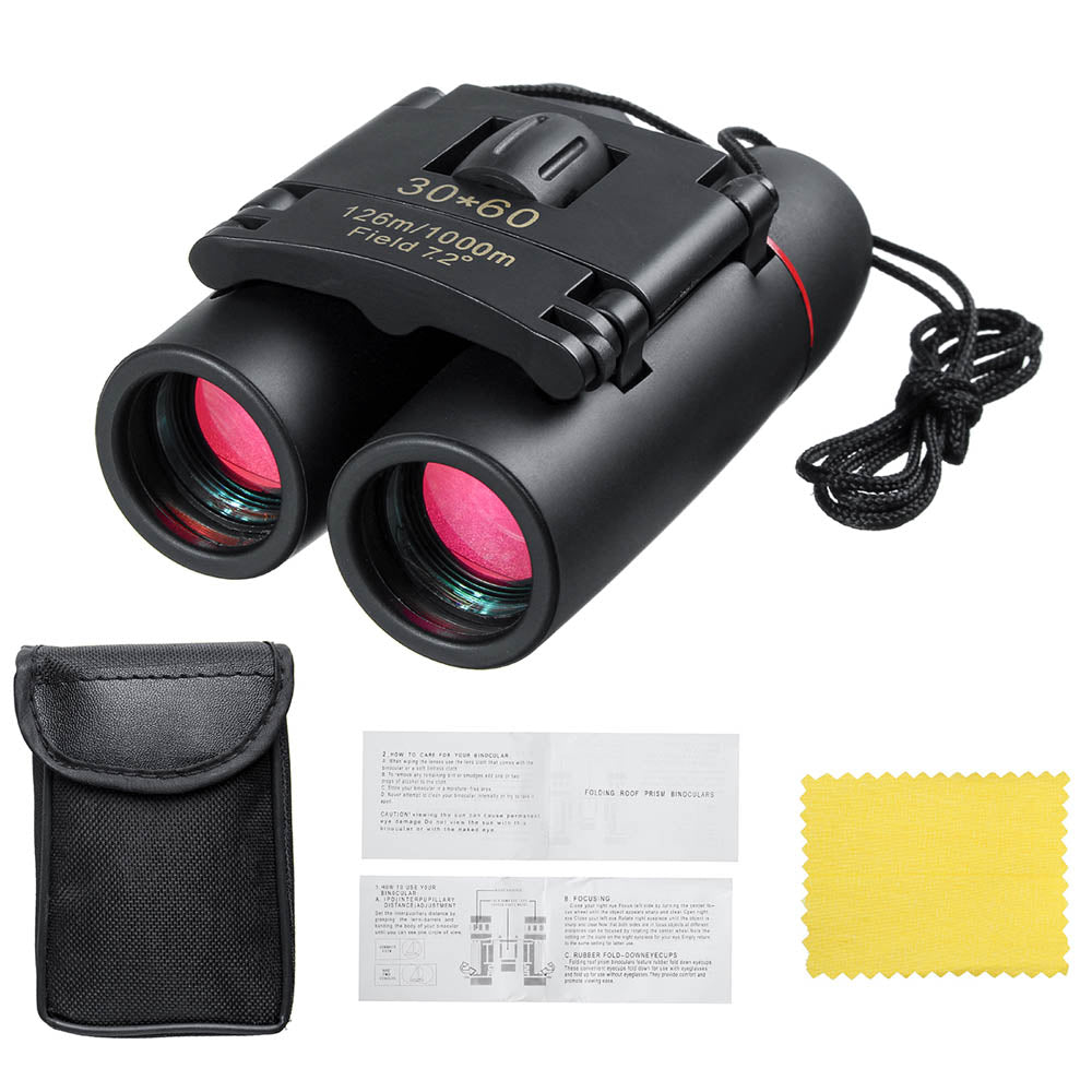 Binocular 30x60 Mini portátiles Profesionales Prismáticos
