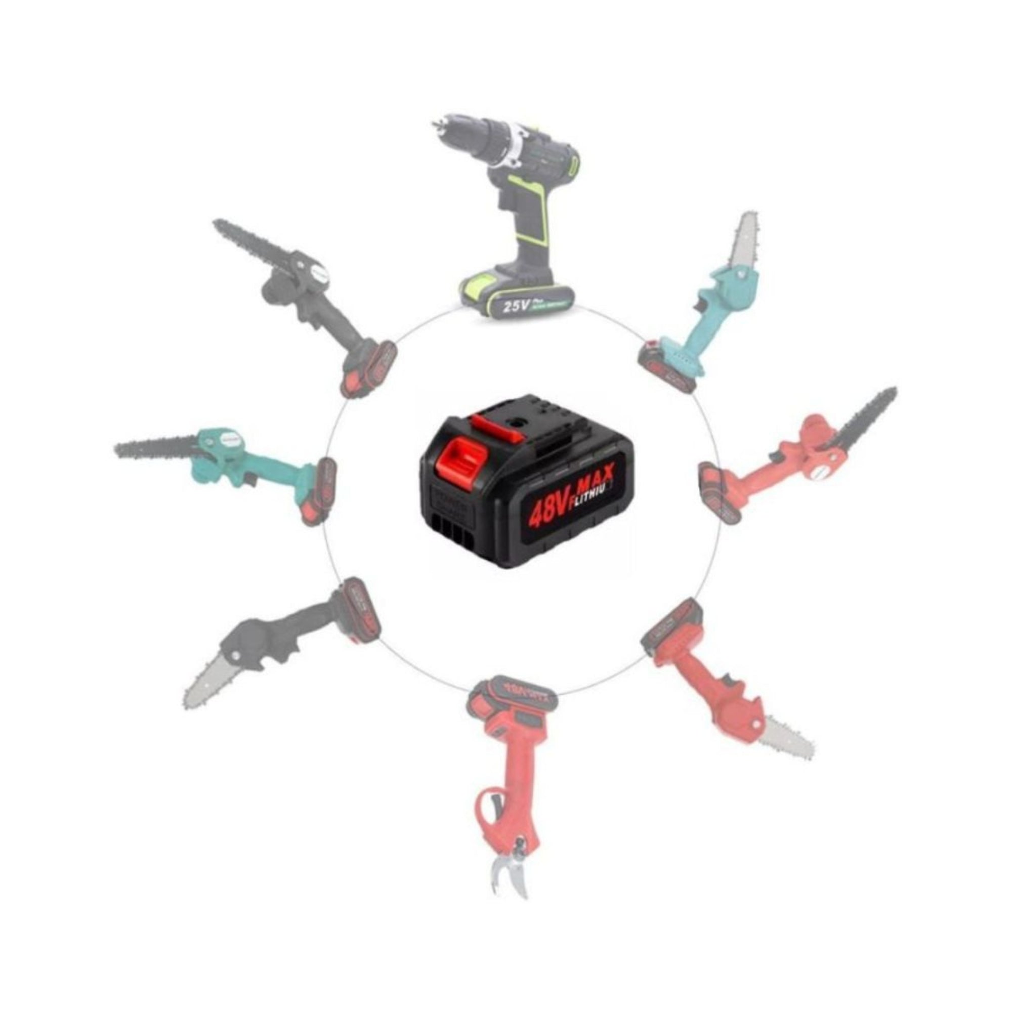 Batería 48v Litio Ion Industrial Ion Lithium Recargable