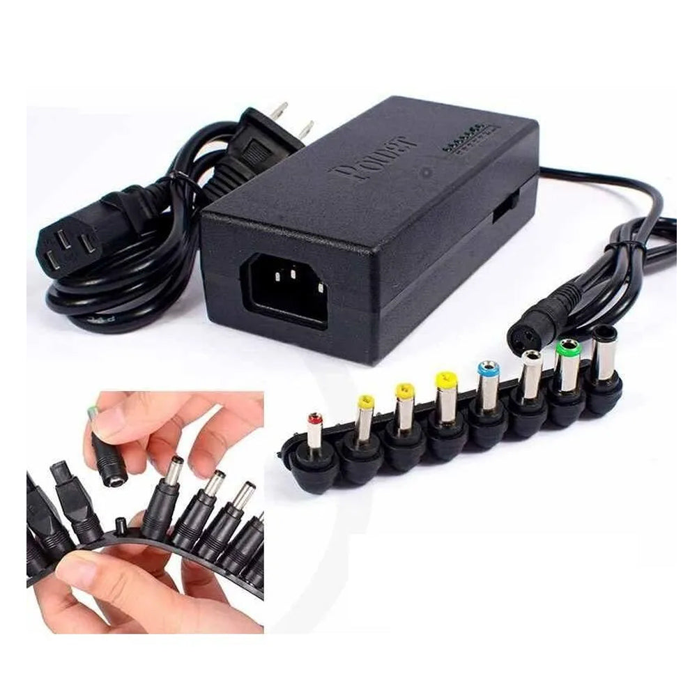 Cargador Universal Notebook Ajustable De 8 Puntas 96W