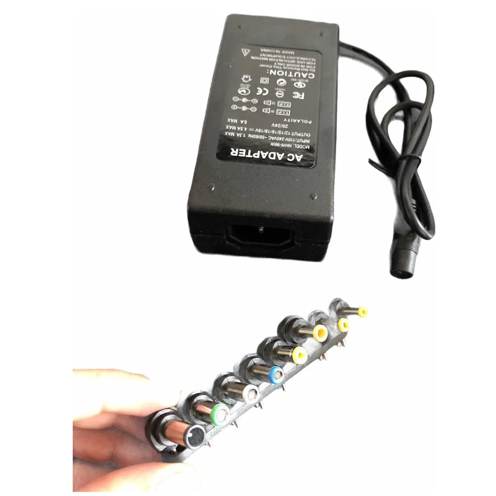 Cargador Universal Notebook Ajustable De 8 Puntas 96W
