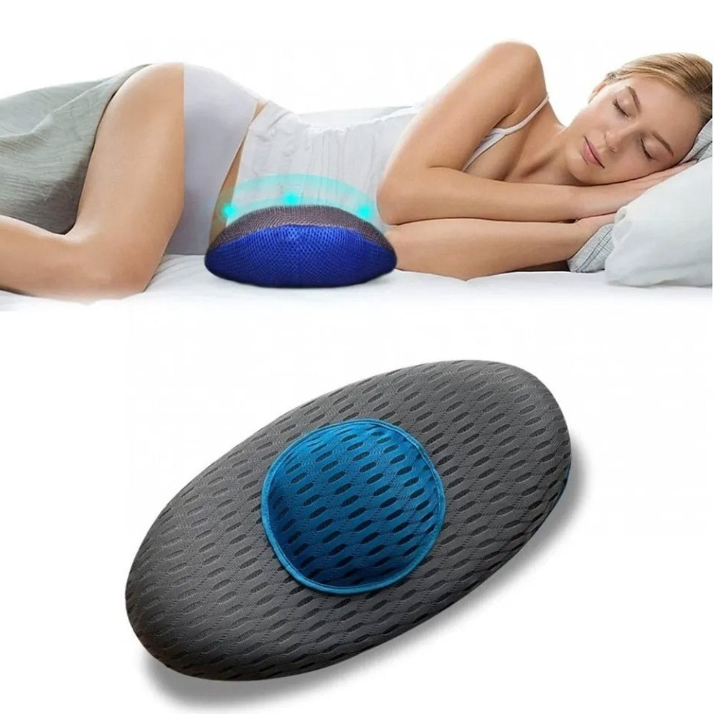 Cojín Almohada Lumbar Ortopédica Respaldo Ergonómica