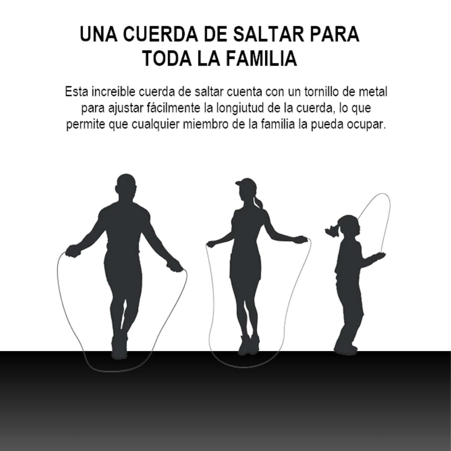 Cuerda para saltar crossfit ajustable con rodamiento + Bolso