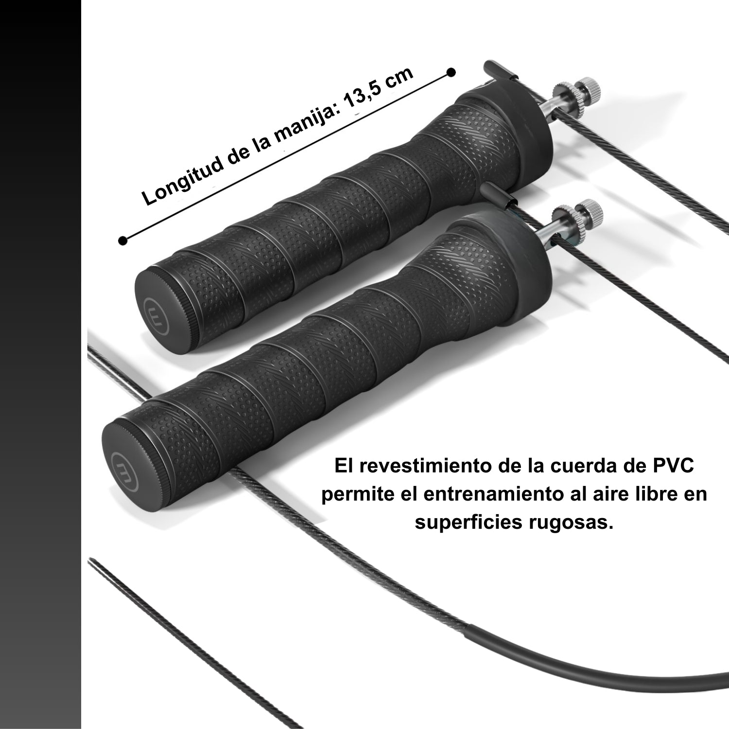 Cuerda para saltar crossfit ajustable con rodamiento + Bolso