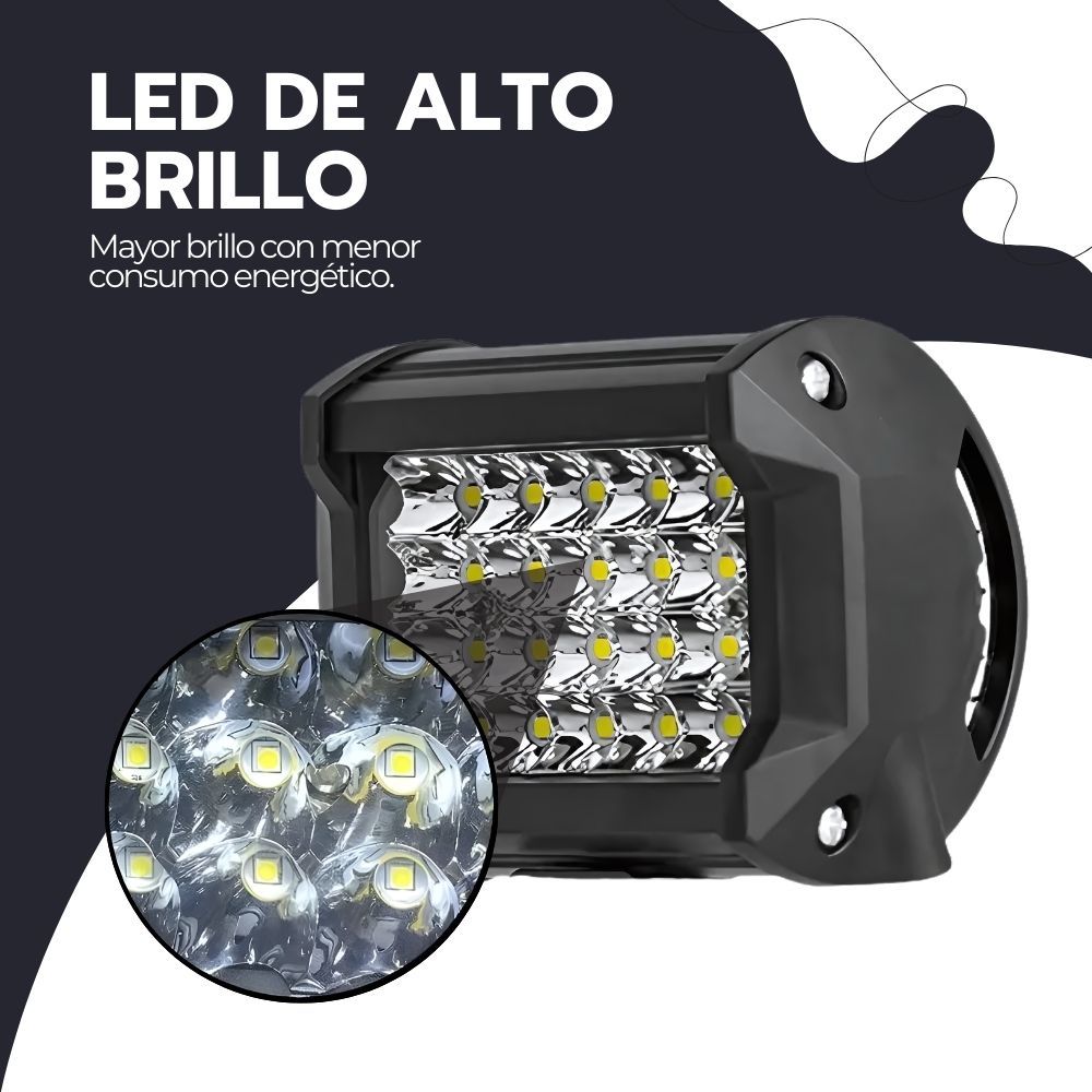 Foco LED Neblinero 36W IP67 Alta Potencia Para Vehículos