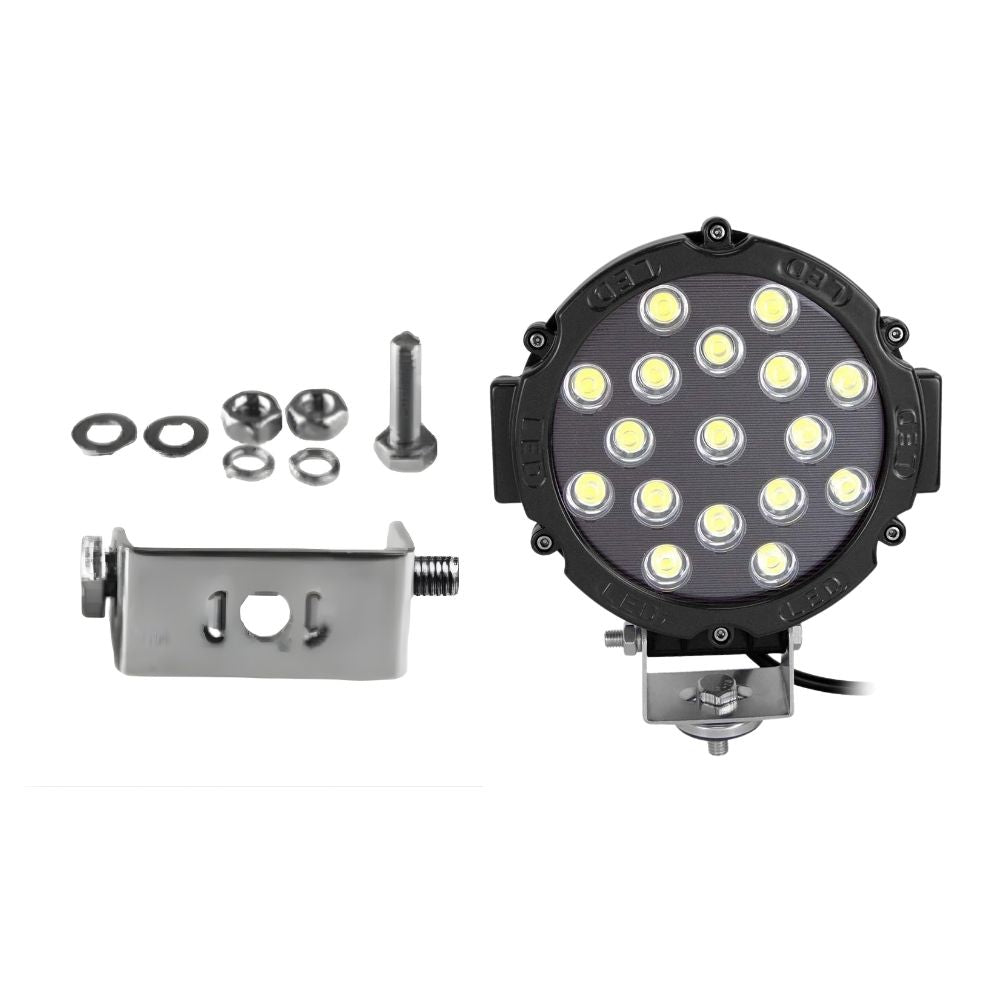 Foco LED 51W Alta Potencia Impermeable Con Base Universal