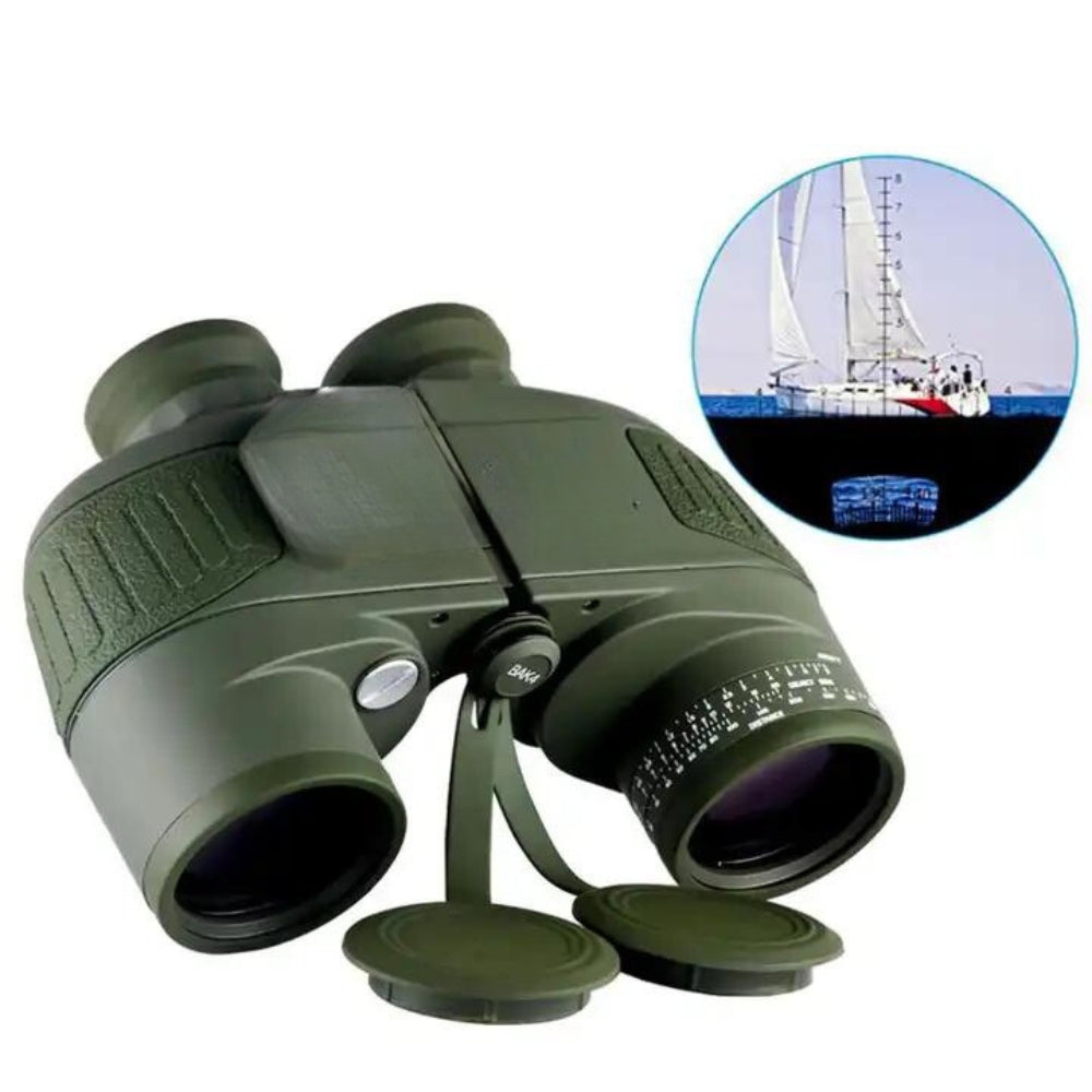 Binoculares Marinos 10x50 Bak4 A Prueba De Agua