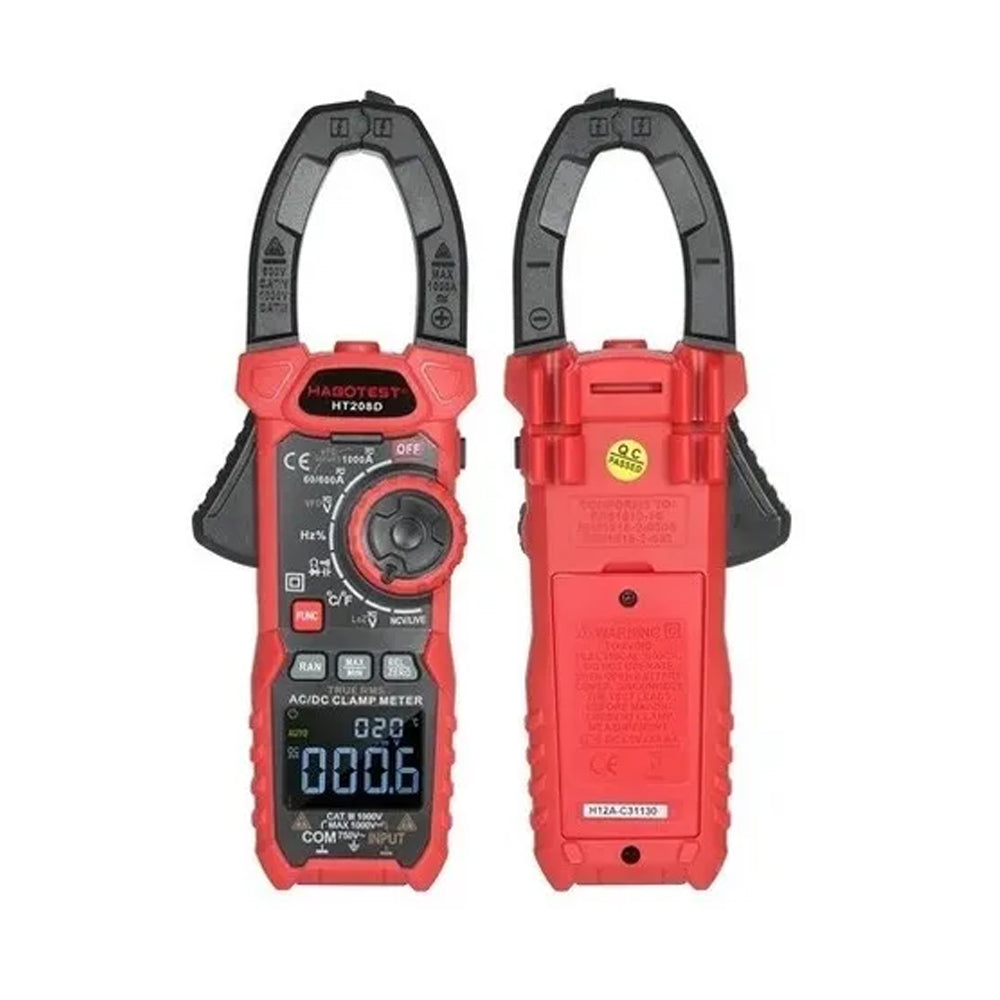 Pinza tenaza Amperímetro digital Ht208d