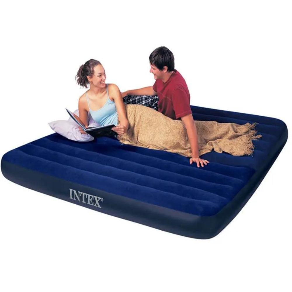 Colchón Inflable 2 Plazas Intex Camping Dura Beam Standar
