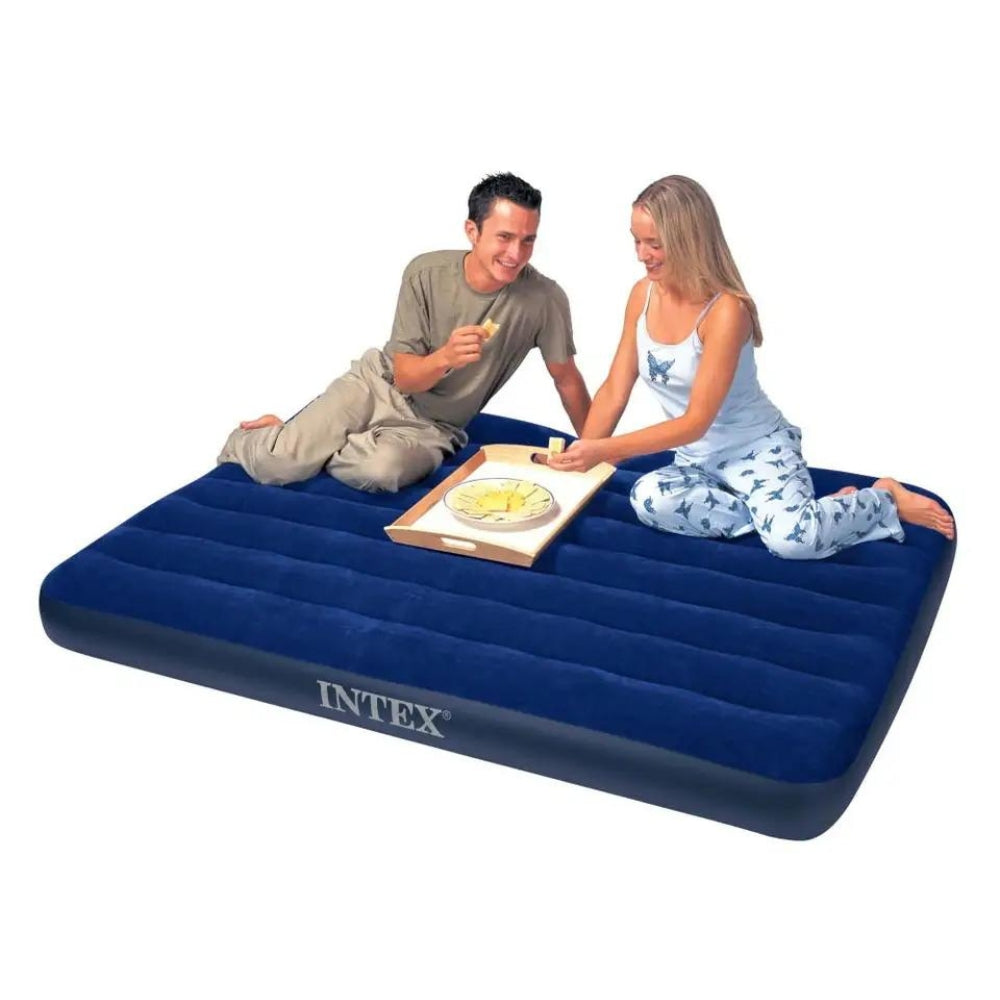Colchón Inflable 2 Plazas Intex Camping Dura Beam Standar