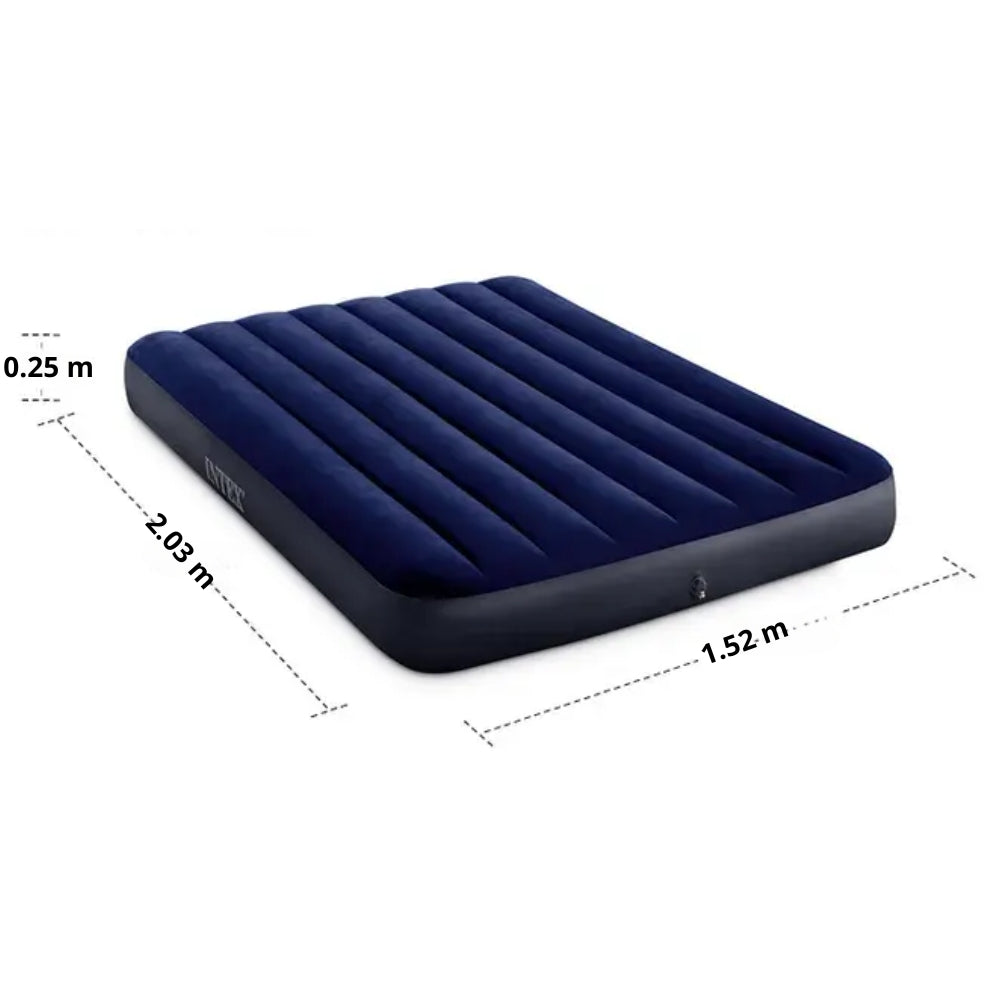 Colchón Inflable 2 Plazas Intex Camping Dura Beam Standar