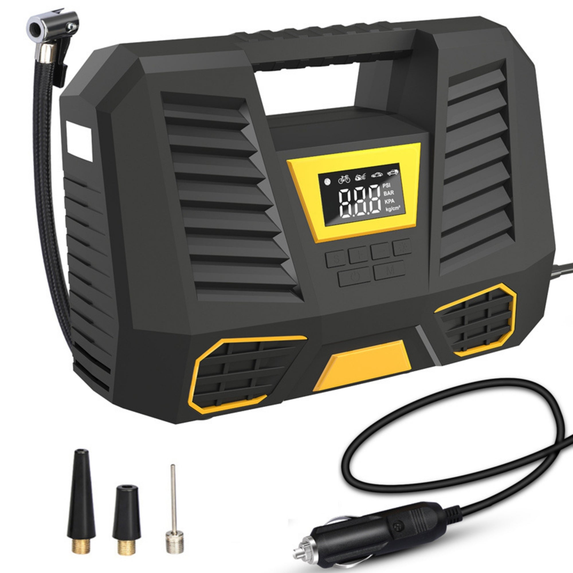 Compresor De Aire Portátil Digital 12v Profesional