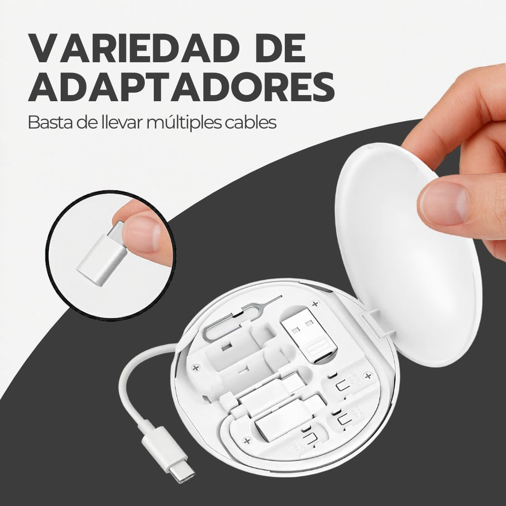 Kit Adaptadores Cable Usb 5 En 1 Usb C Micro 60w Para Iphone