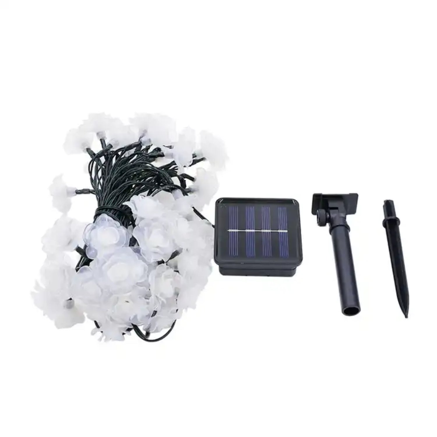 Cadena de Luces Solares Tipo Flor 50Led 7m