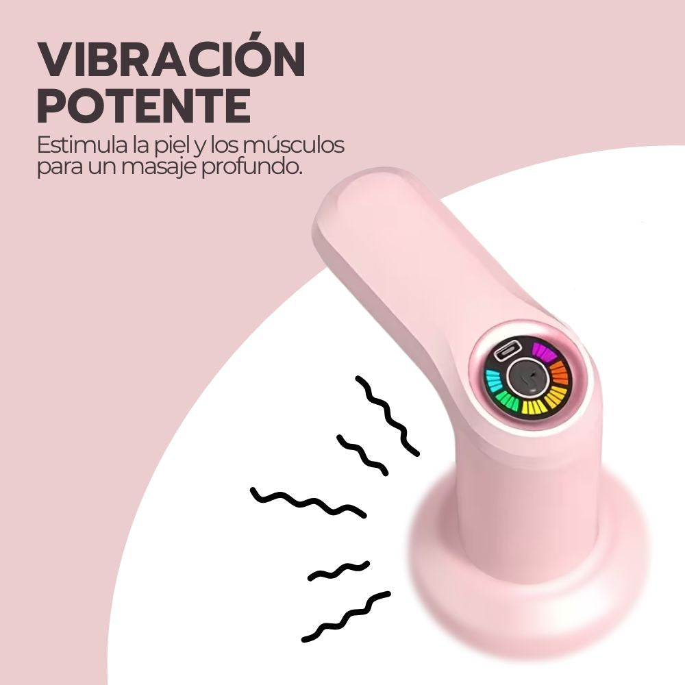 Masajeador Eléctrico Corporal Anticelulítico Rosa