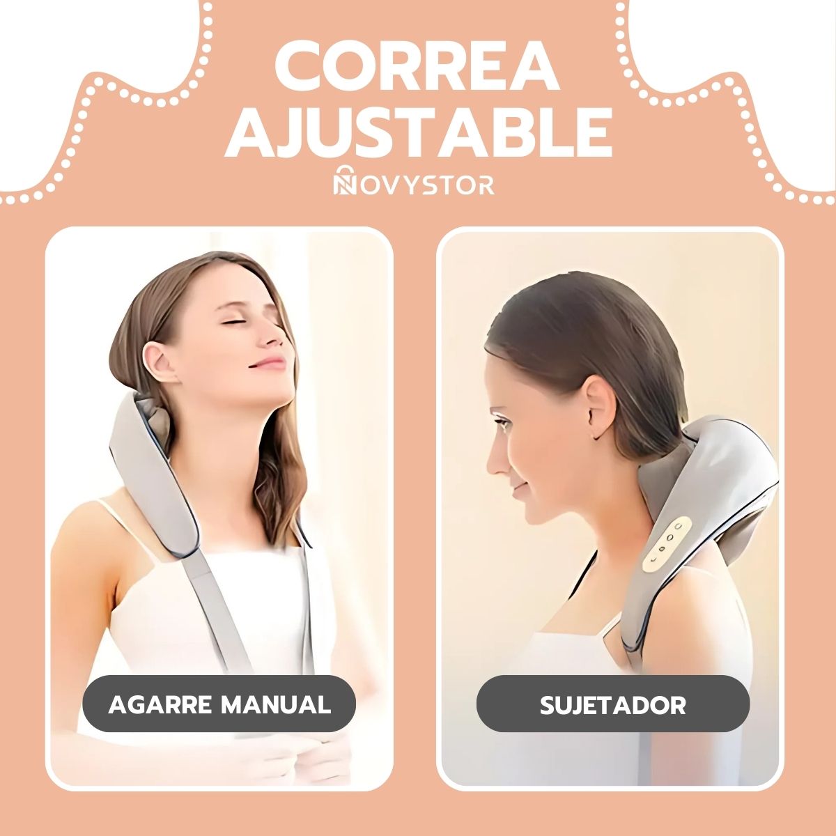 Masajeador Inalámbrico Para Cuello y Cervical con Calor