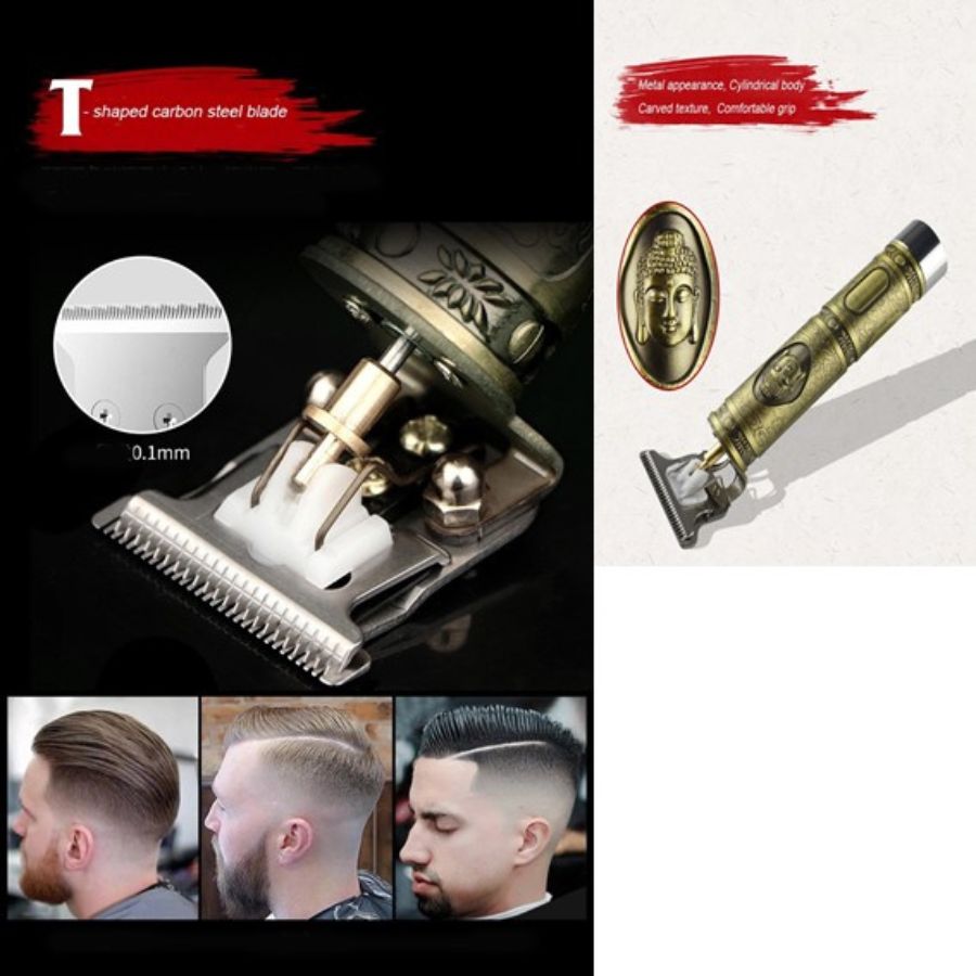 Maquina Cortadora Pelo Metálica Recargable Usb Profesional