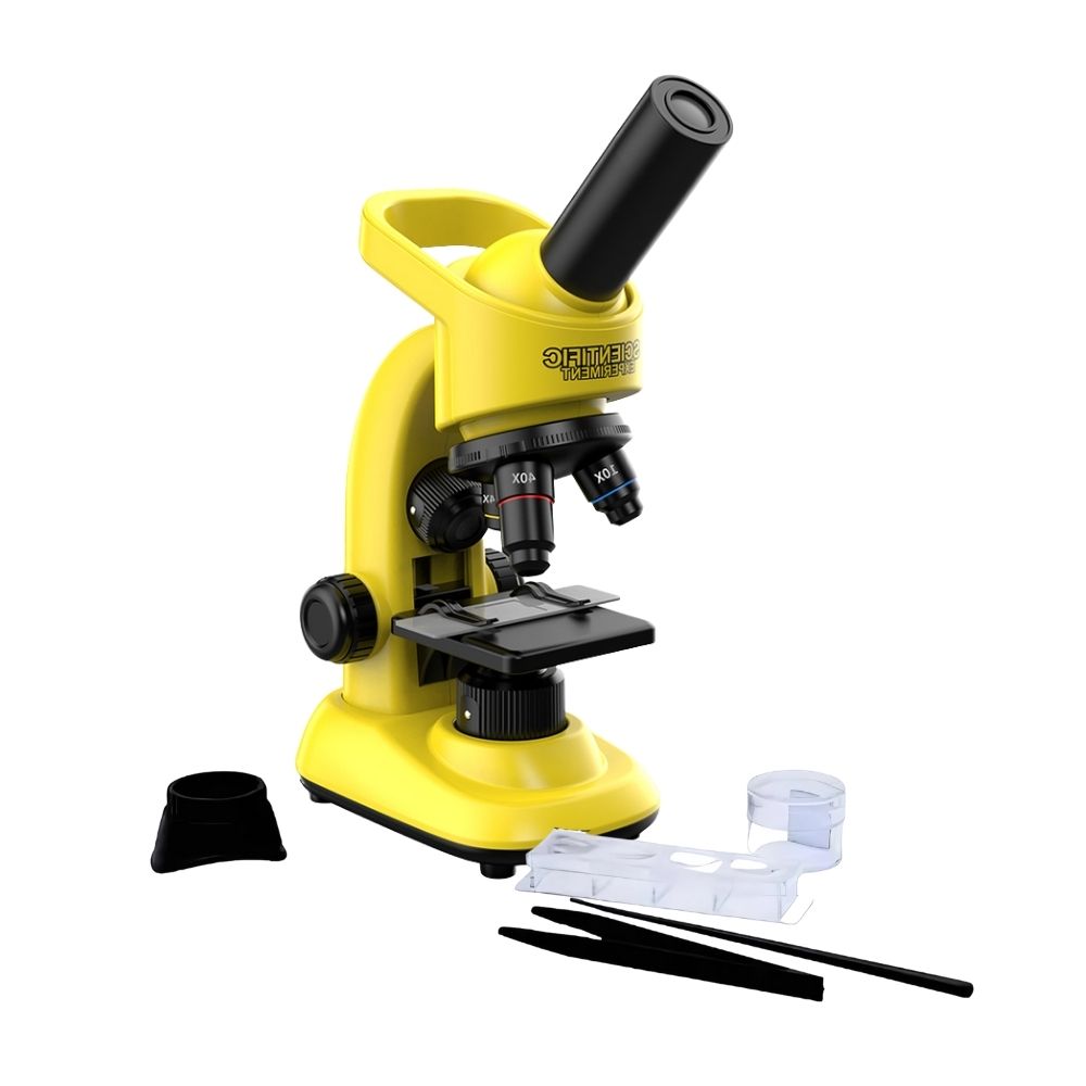 Microscopio Educativo 16000X con Accesorios Amarillo