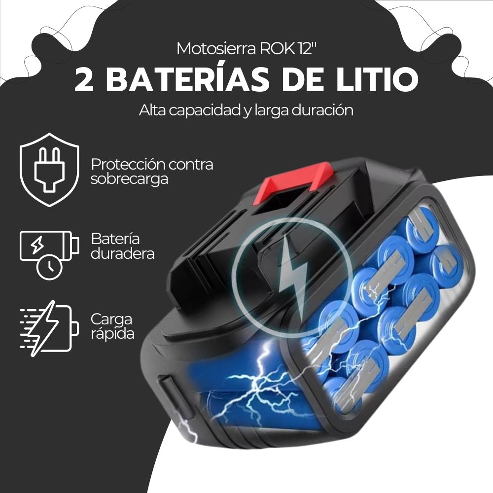 Motosierra Eléctrica Inalámbrica Portátil De 6 Pulgadas