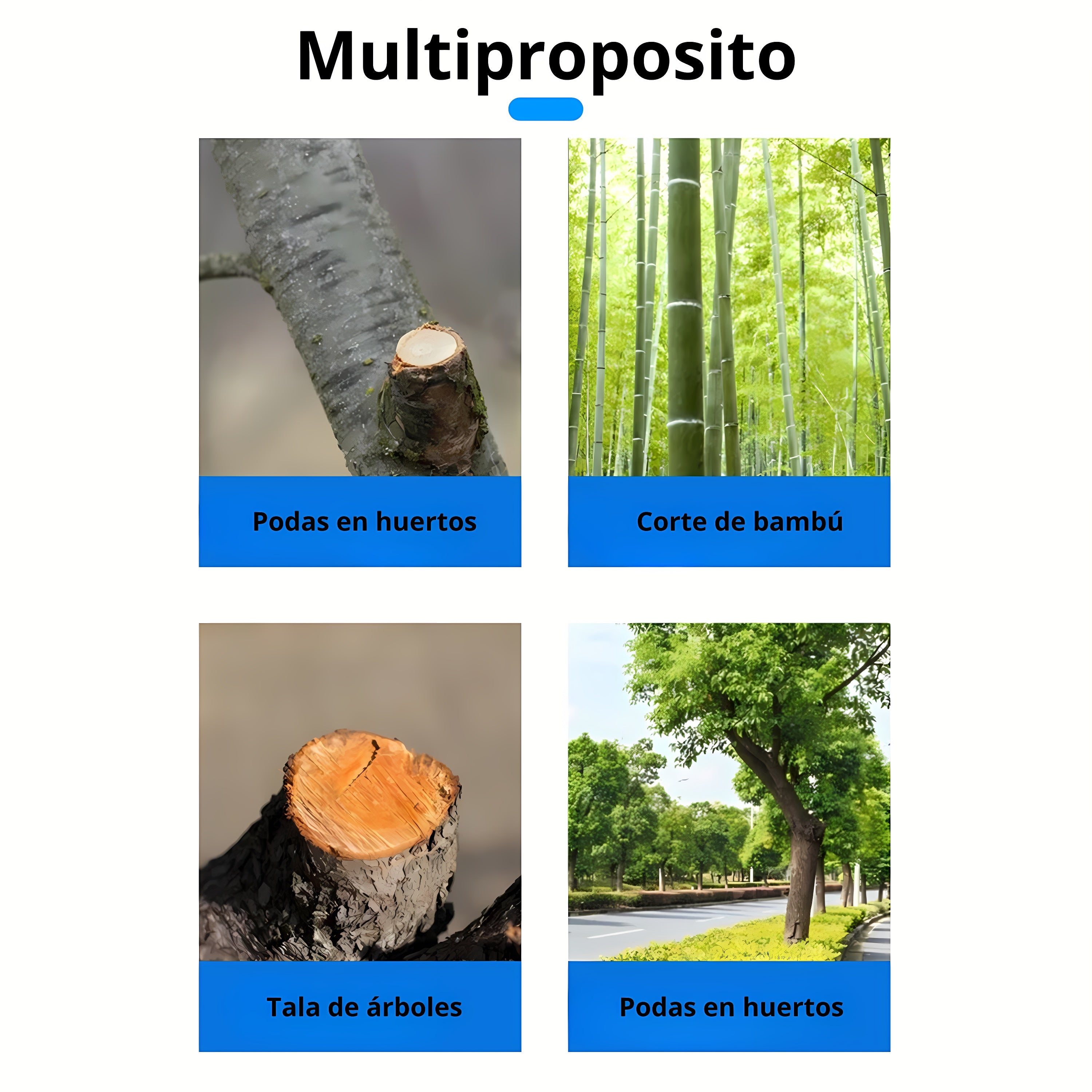 Motosierra Eléctrica Inalámbrica Portátil 8 pulgadas