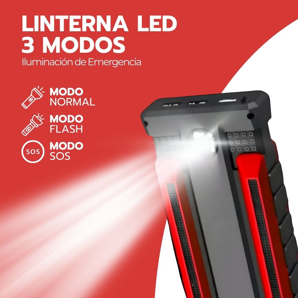 Partidor Batería Auto Arrancador De Emergencia Autos 12v