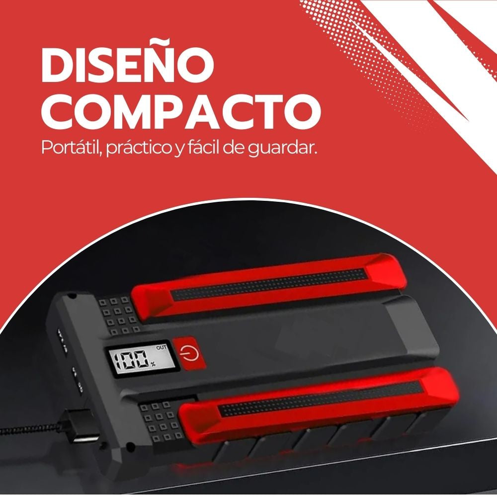 Partidor Batería Auto Arrancador De Emergencia Autos 12v