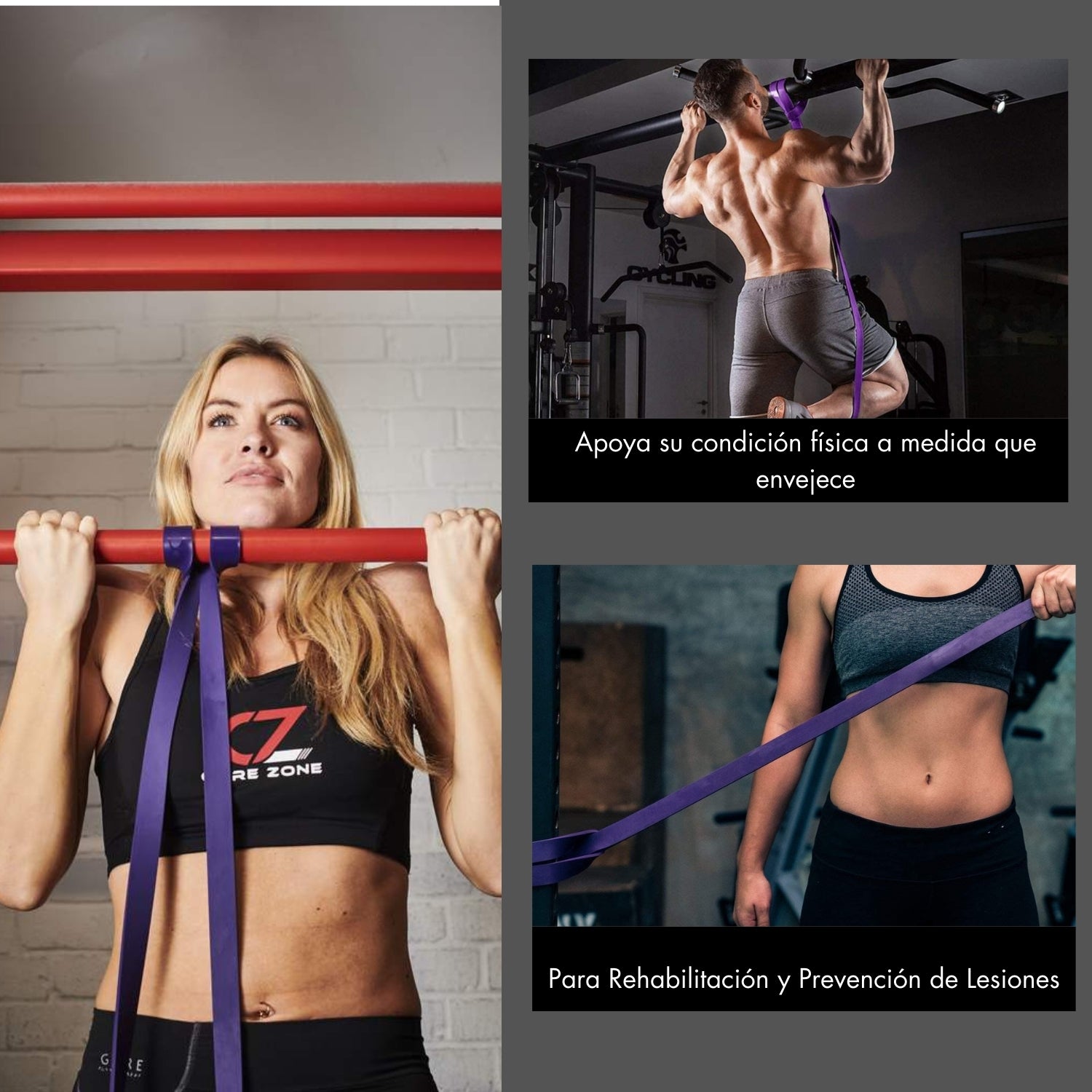 Powerband banda de Resistencia Crossfit Gym Calistenia 36kg