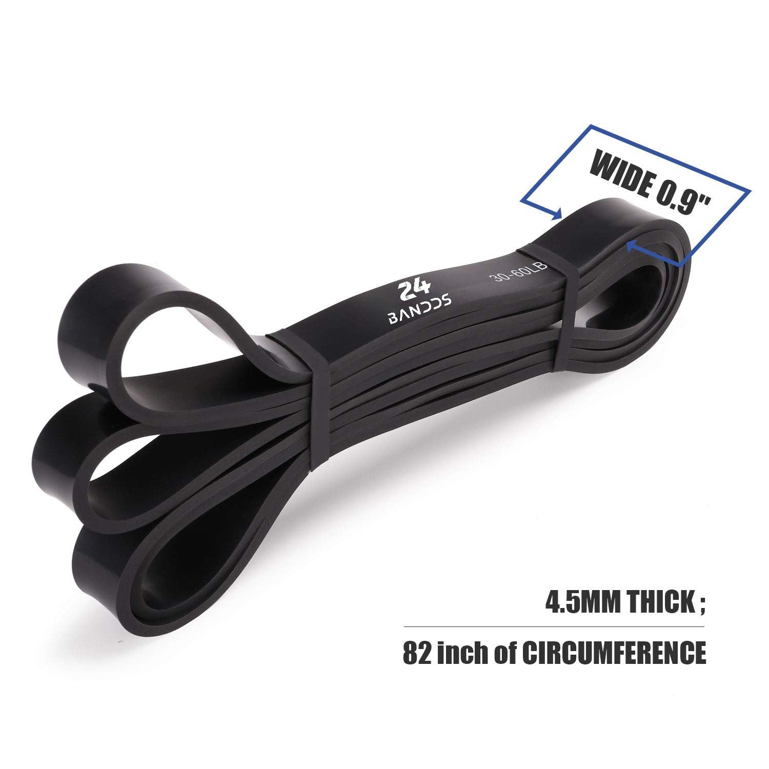 Bandas Elásticas De Resistencia Crossfit Calistenia Negra