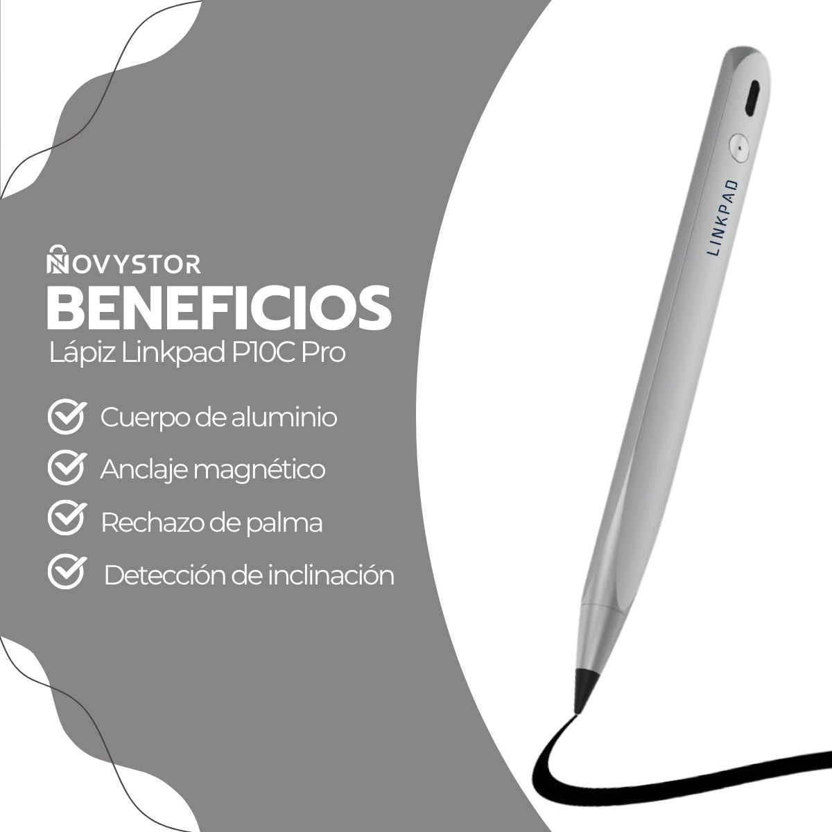 Lapiz Pencil Profesional para iPad Palm Reject P9