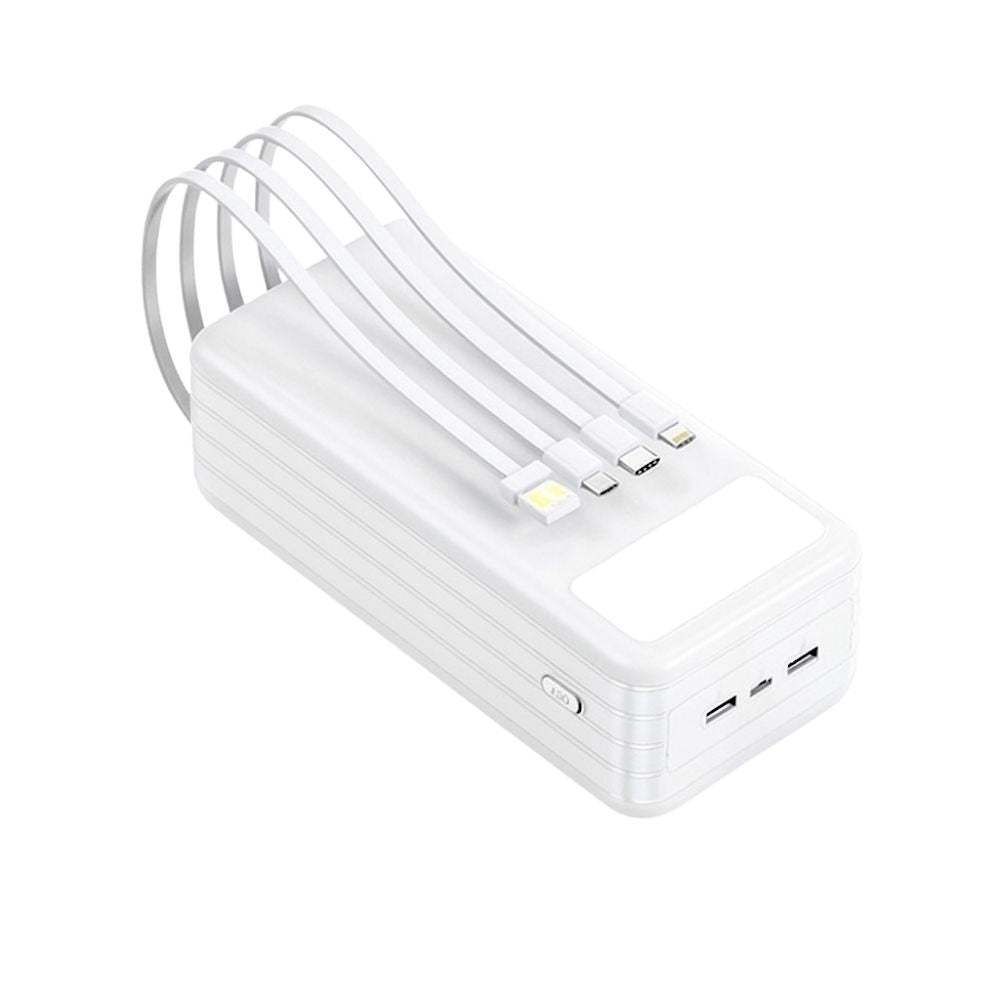 Power Bank 30000mAh Carga Rápida Portátil USB-C