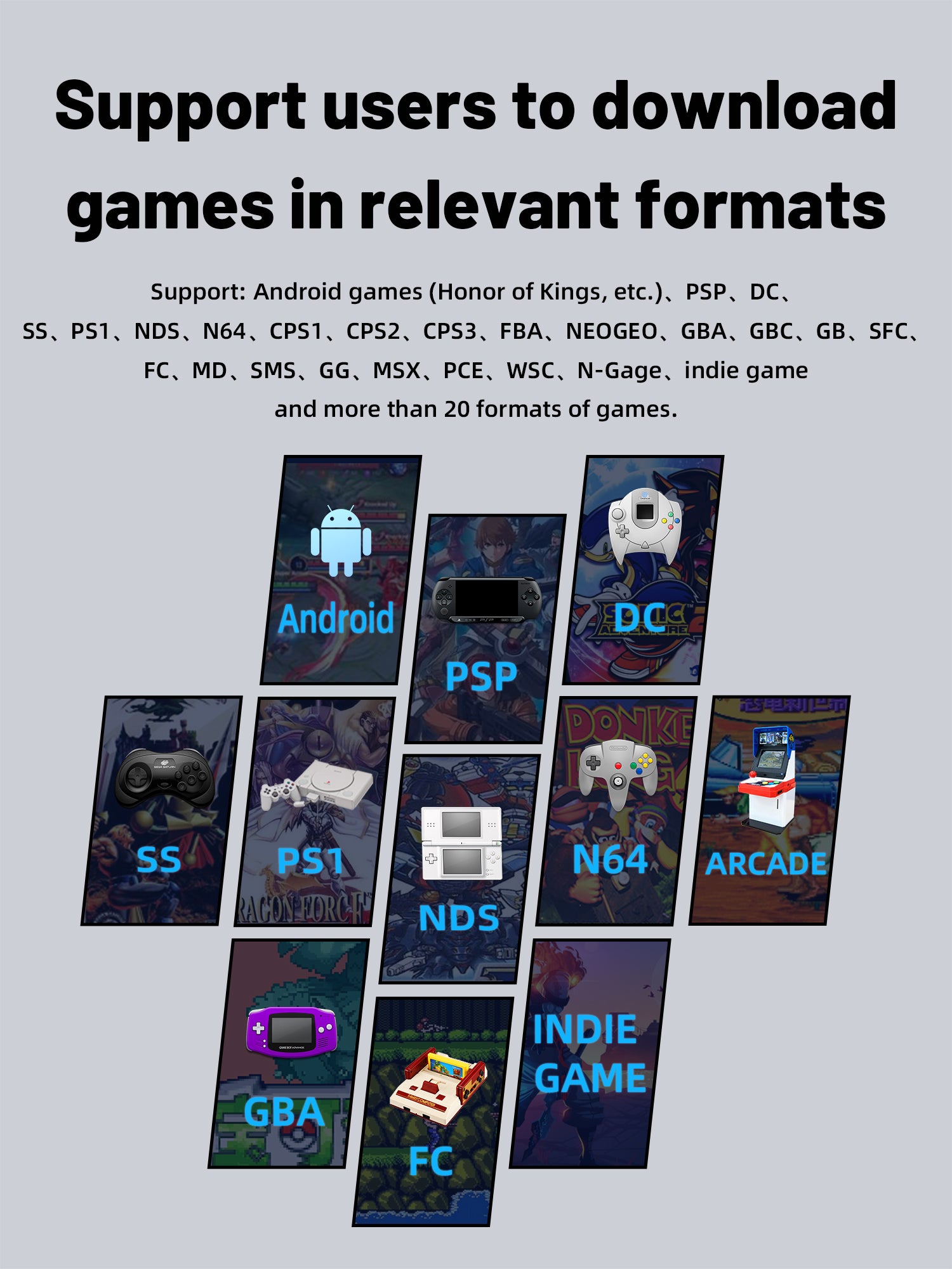 Consola de juego portátil RG353V Android 15305 Juegos