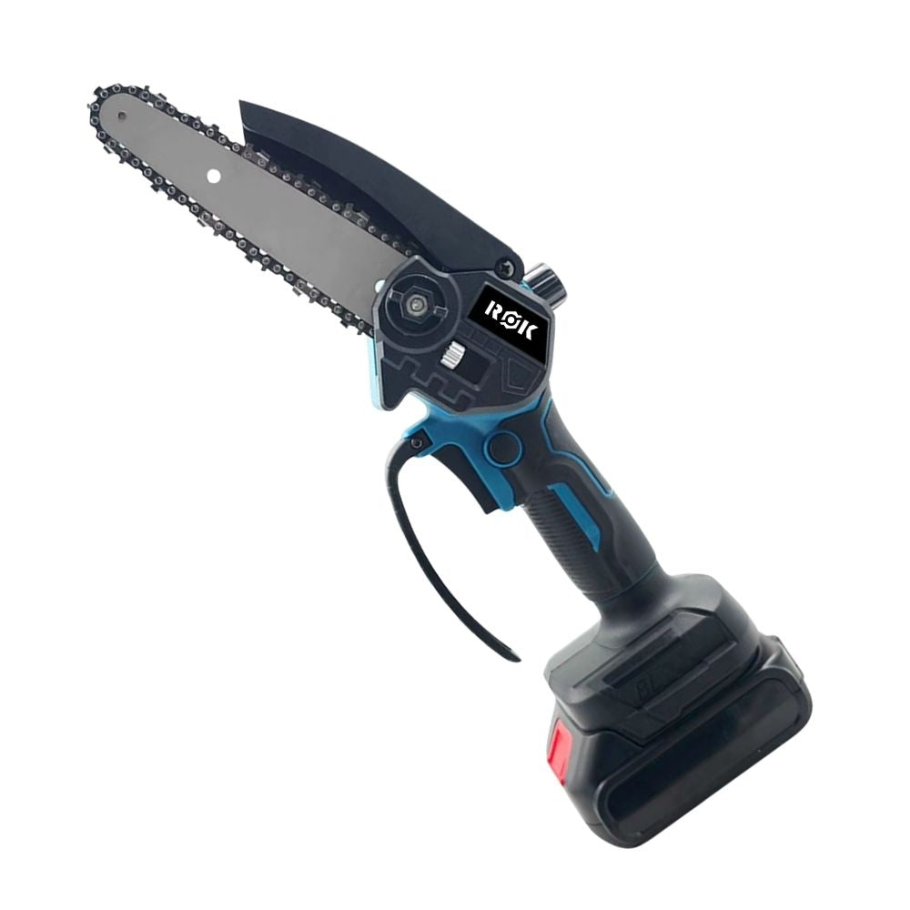 Motosierra ROK Inalámbrica 6″ 48V Portátil con Baterías