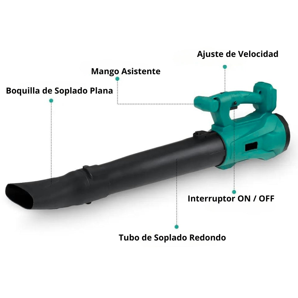 Soplador De Hojas Inalámbrico Secador De Aire Eléctrico