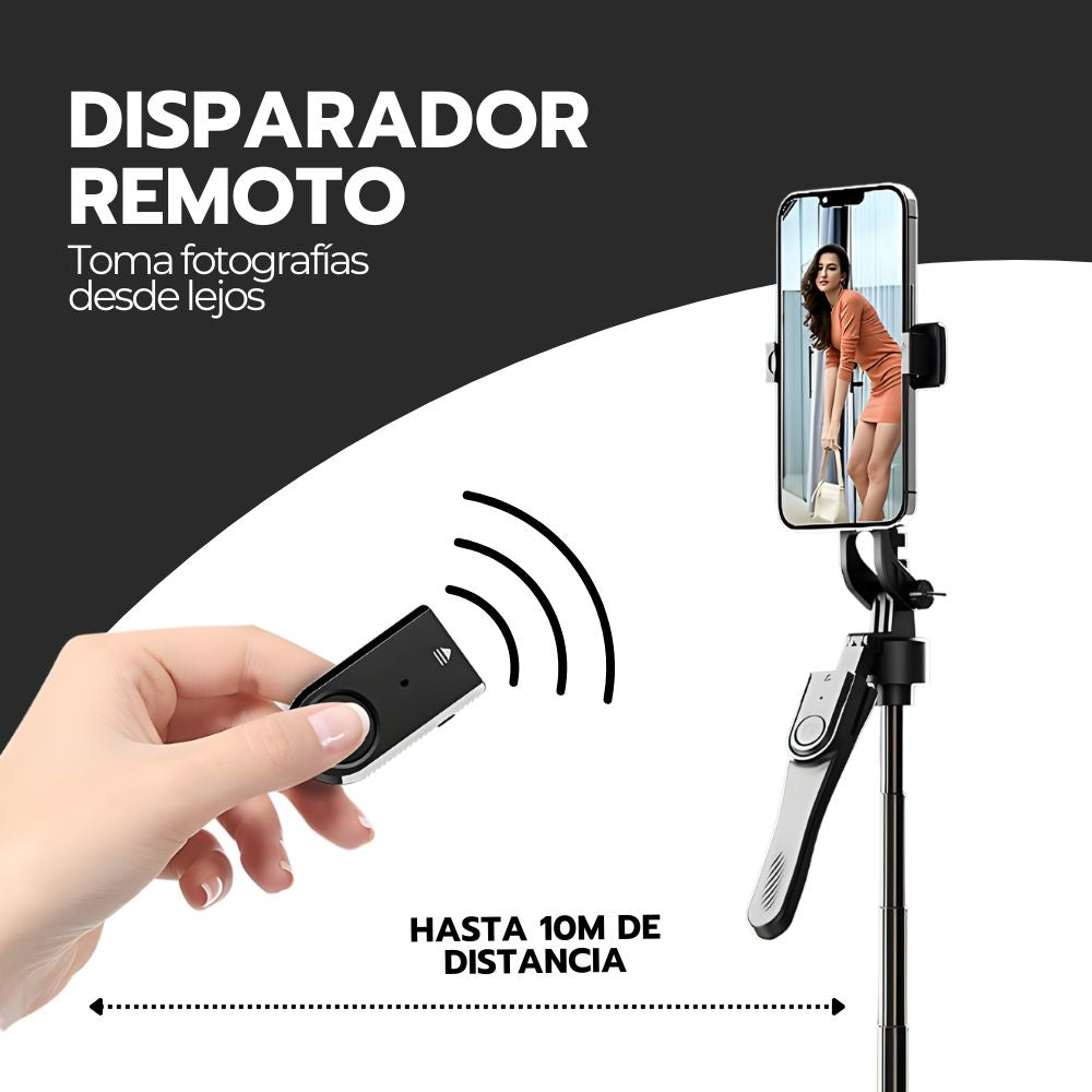 Trípode Palo Selfie Extensible 1.7m y Control Bluetooth